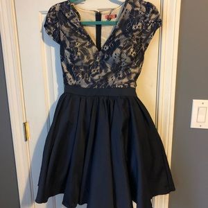 Poofy fit and flare dress!
